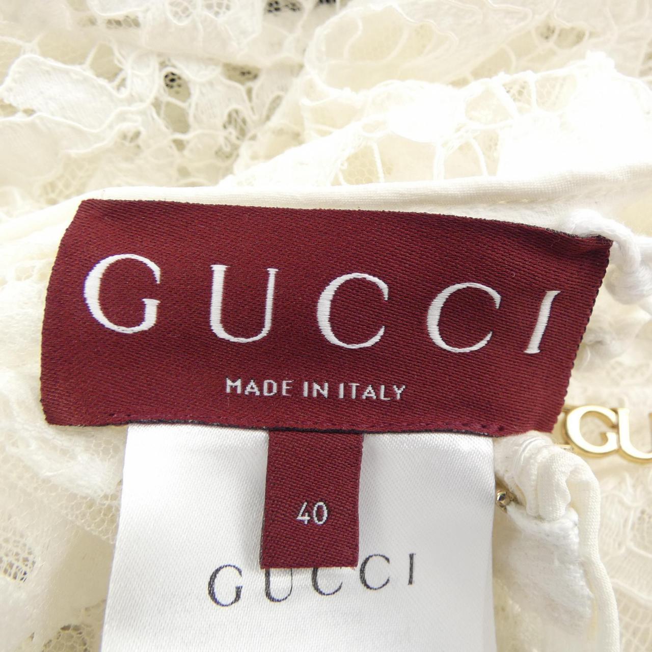 グッチ GUCCI フローラルコットンレーストップ 788990 ZAQP7 チュニック