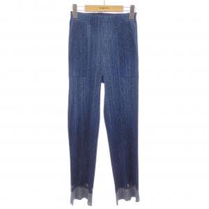 【ヴィンテージ】プリーツプリーズ PLEATS PLEASE 2001 デニム転写プリント PP12-JF254 パンツ