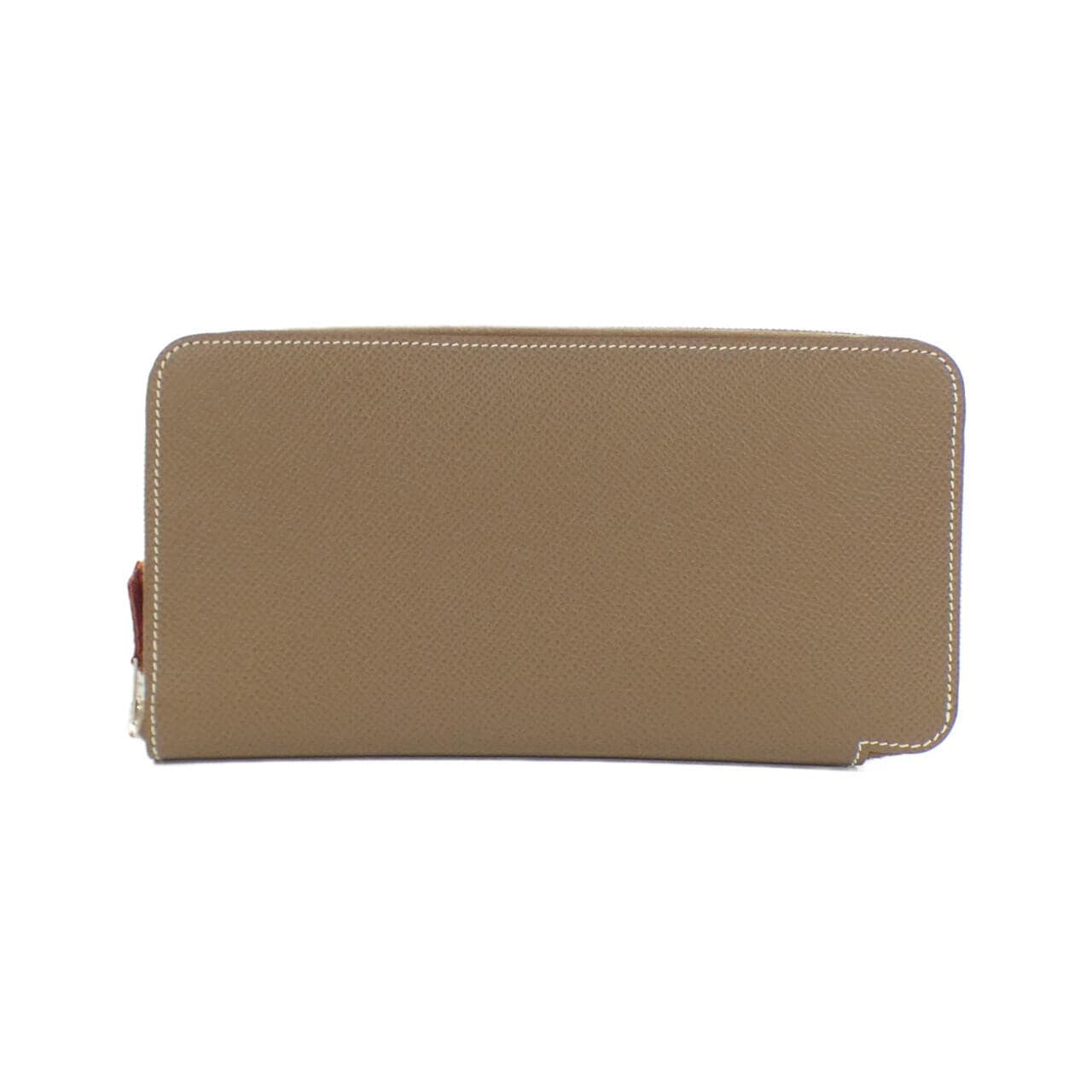 HERMES SANGLES Silk in Classic 063636CK Wallet