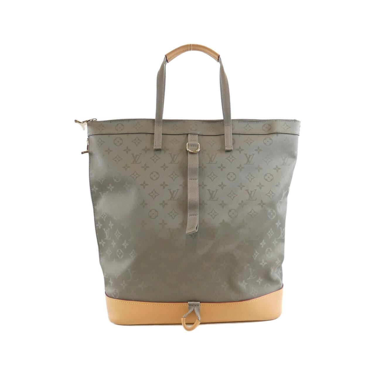 LOUIS VUITTON Monogram Titanium 拉链托特包 M43887双肩包