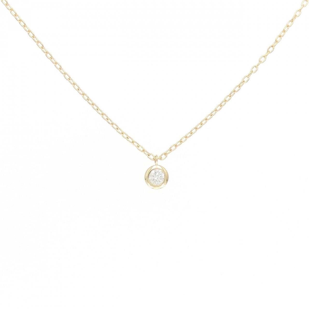 ギンザ タナカ ダイヤモンド ネックレス 0.10CT