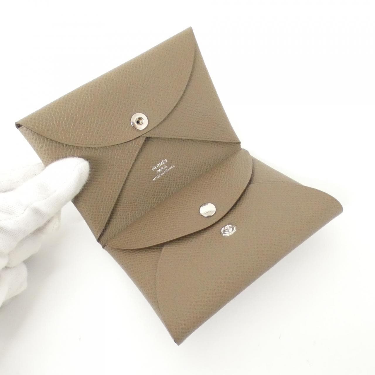 [未使用品] HERMES Calvi Duo 083035CK INCASE