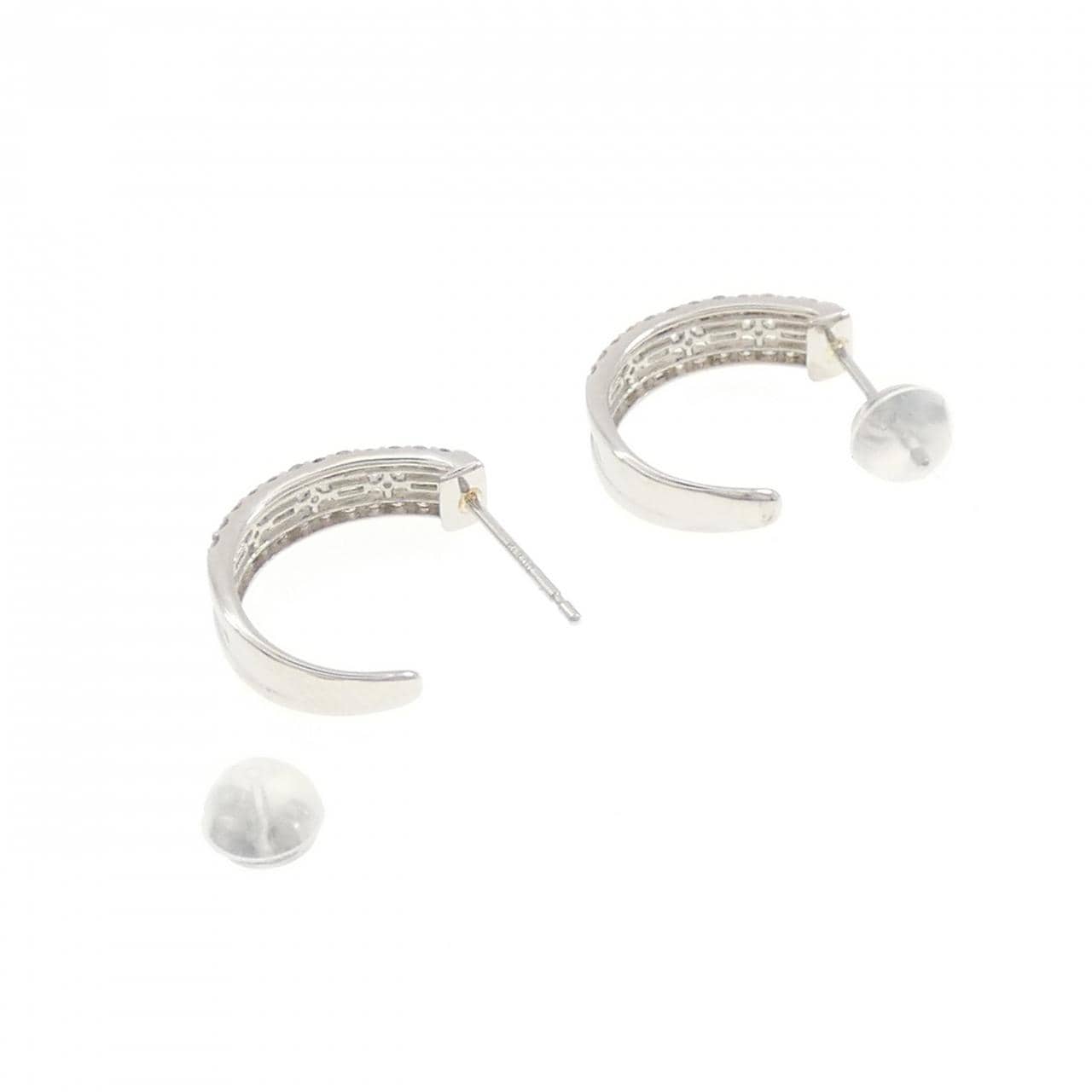 [BRAND NEW] PT900 Diamond earrings 0.50CT