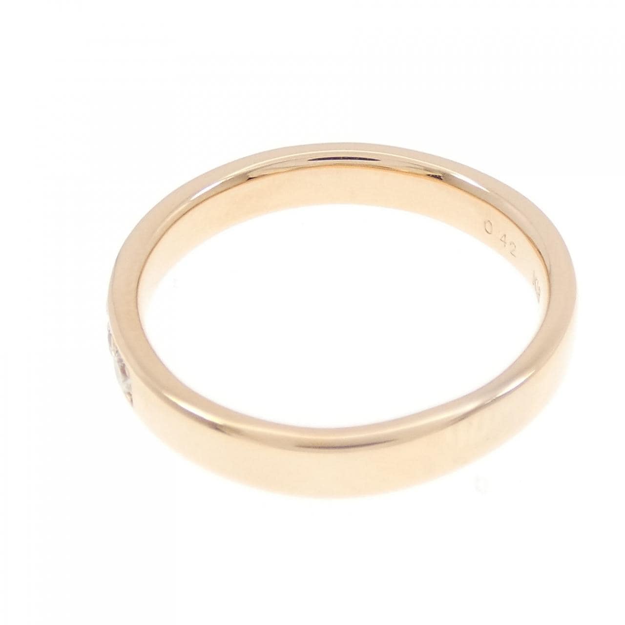 K18PG ダイヤモンド リング 0.42CT