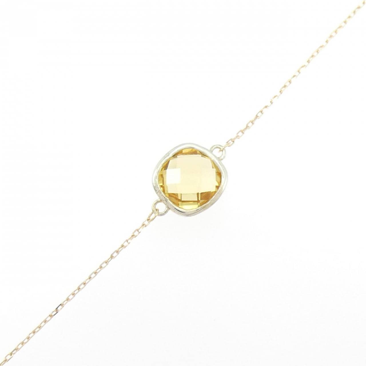 アガット シトリン ブレスレット