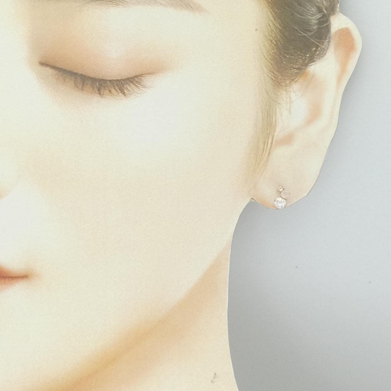 K10PG カラーストーン ピアス