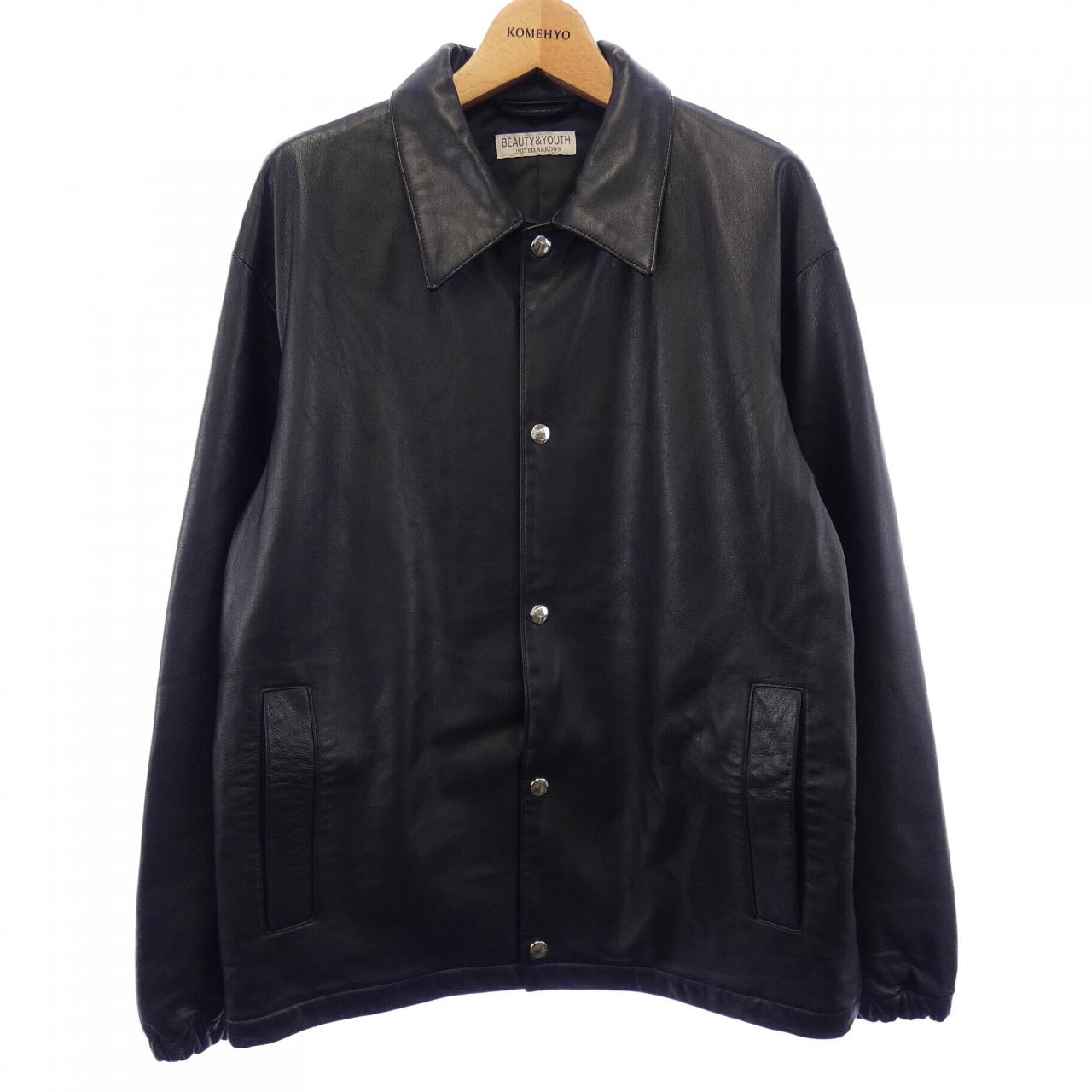 ビューティーアンドユース BEAUTY&YOUTH(U.A) 1225-199-0162 レザージャケット
