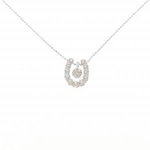 K18WG 2WAY ダイヤモンド ネックレス 0.08CT