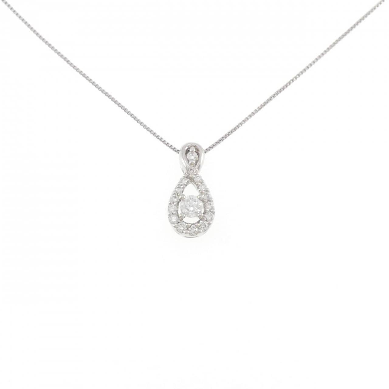 PT950/PT850 ダイヤモンド ネックレス 0.179CT
