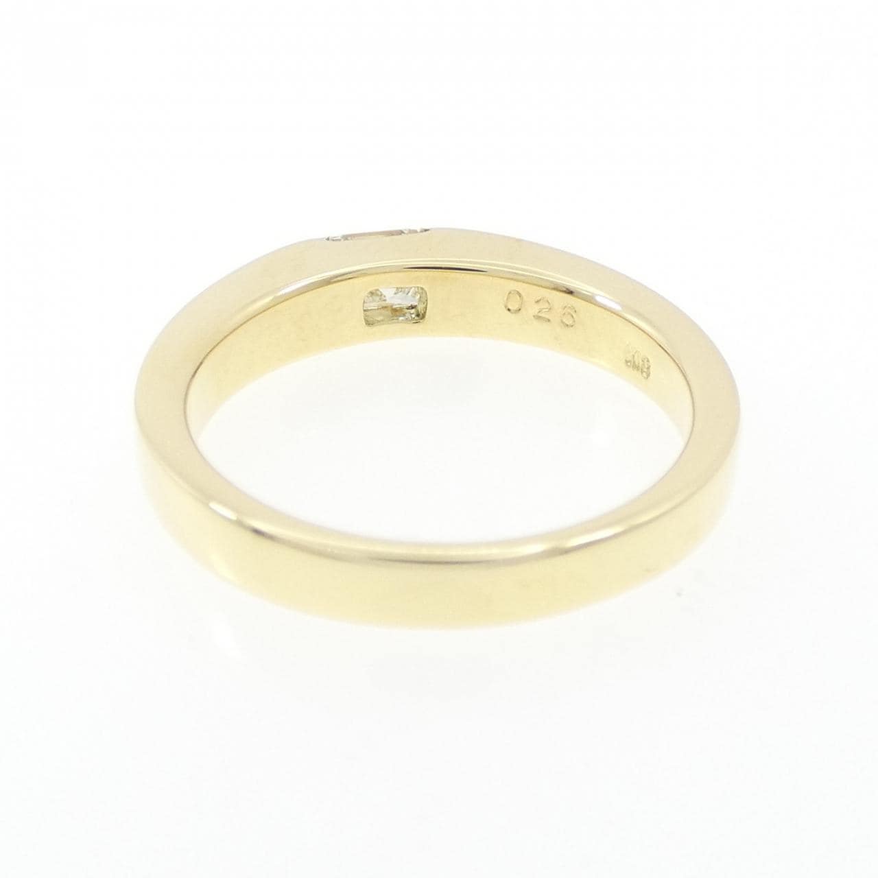 K18YG ダイヤモンド リング 0.26CT
