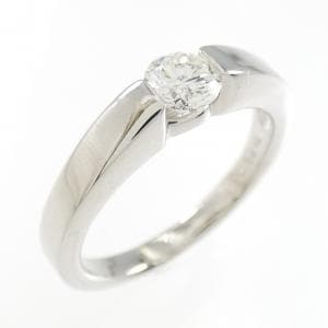750WG ソリティア ダイヤモンド リング 0.34CT