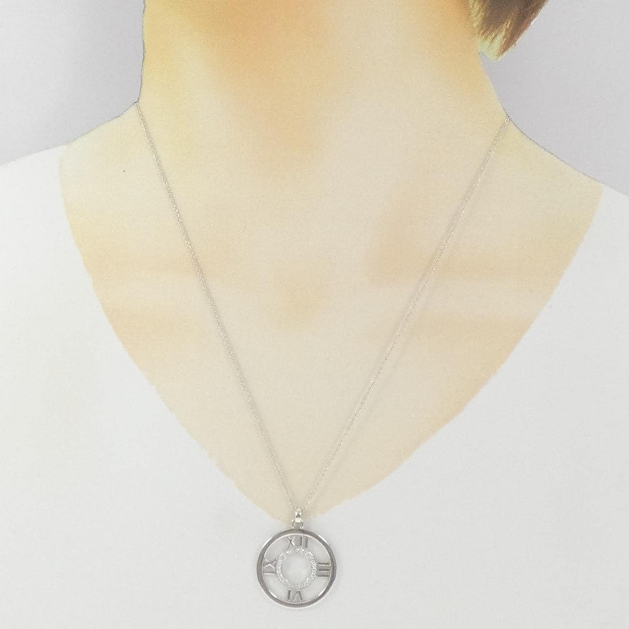 ティファニー アトラス オープン メダリオン ネックレス