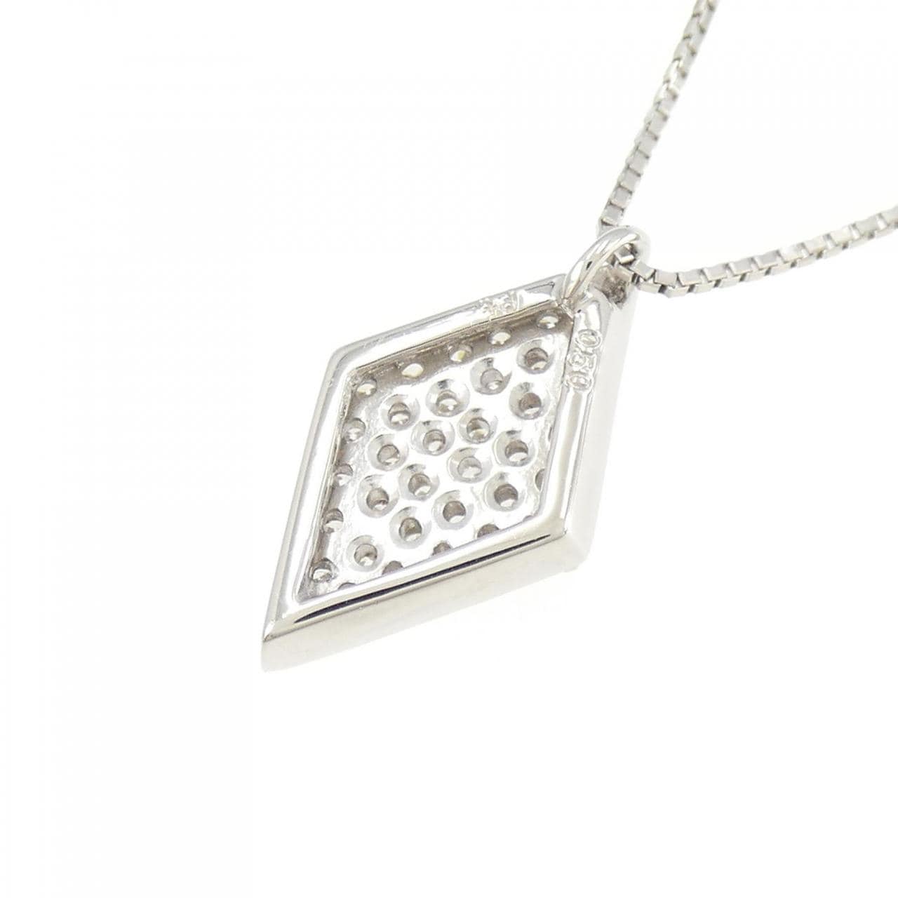 PT Pave Diamond Necklace 0.50CT