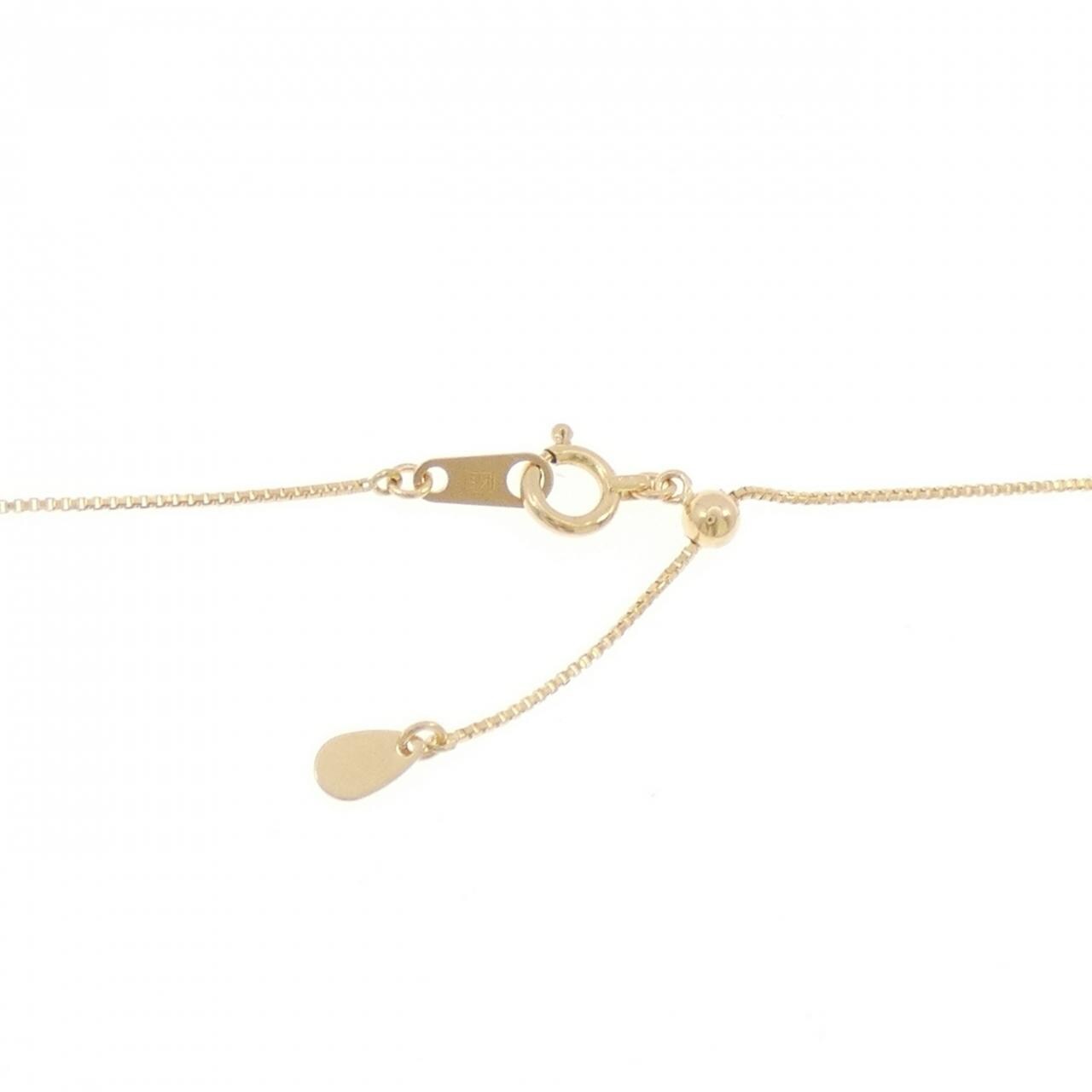 K18YG ダイヤモンド ネックレス 0.10CT