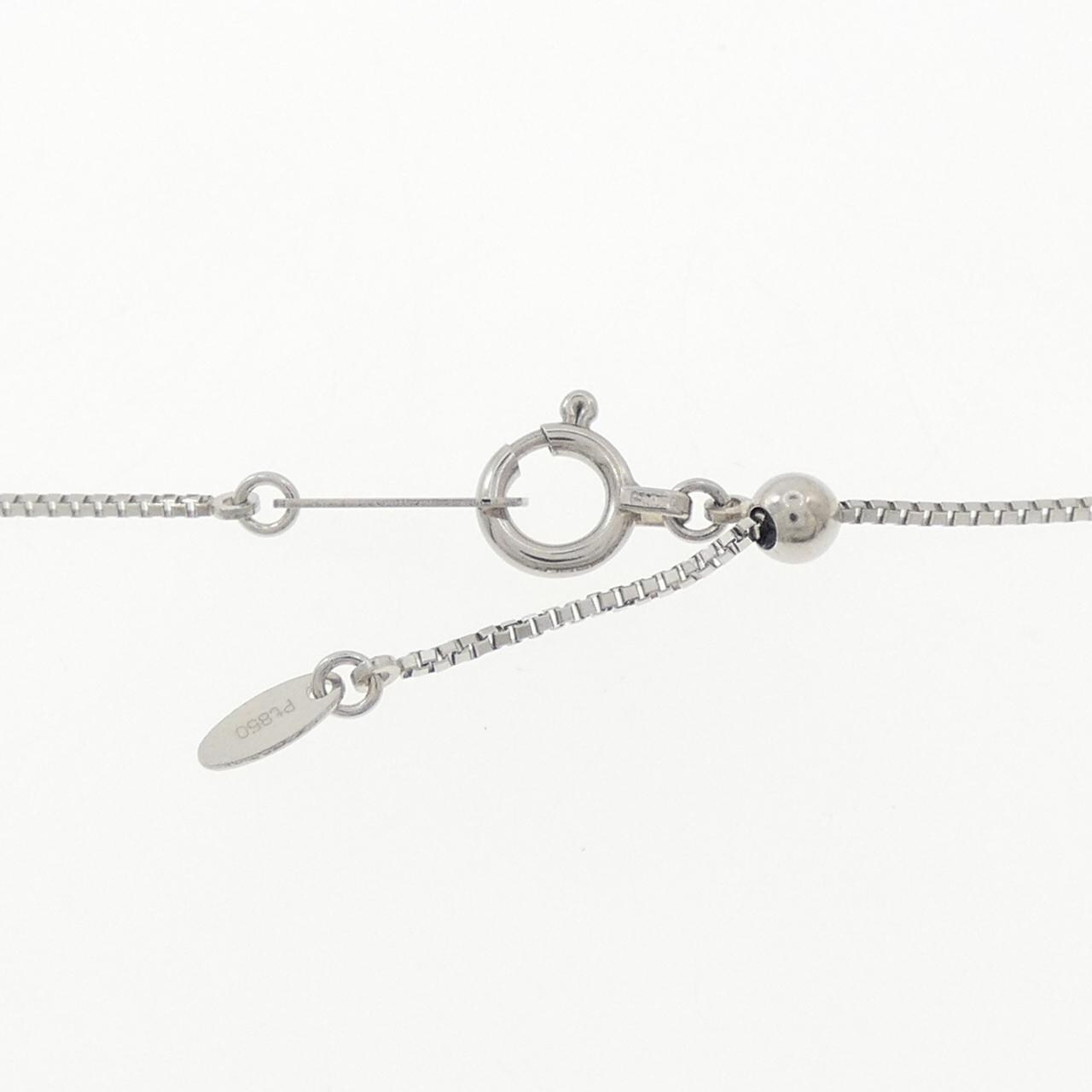 PT900/PT850 ペリドット ネックレス 0.88CT