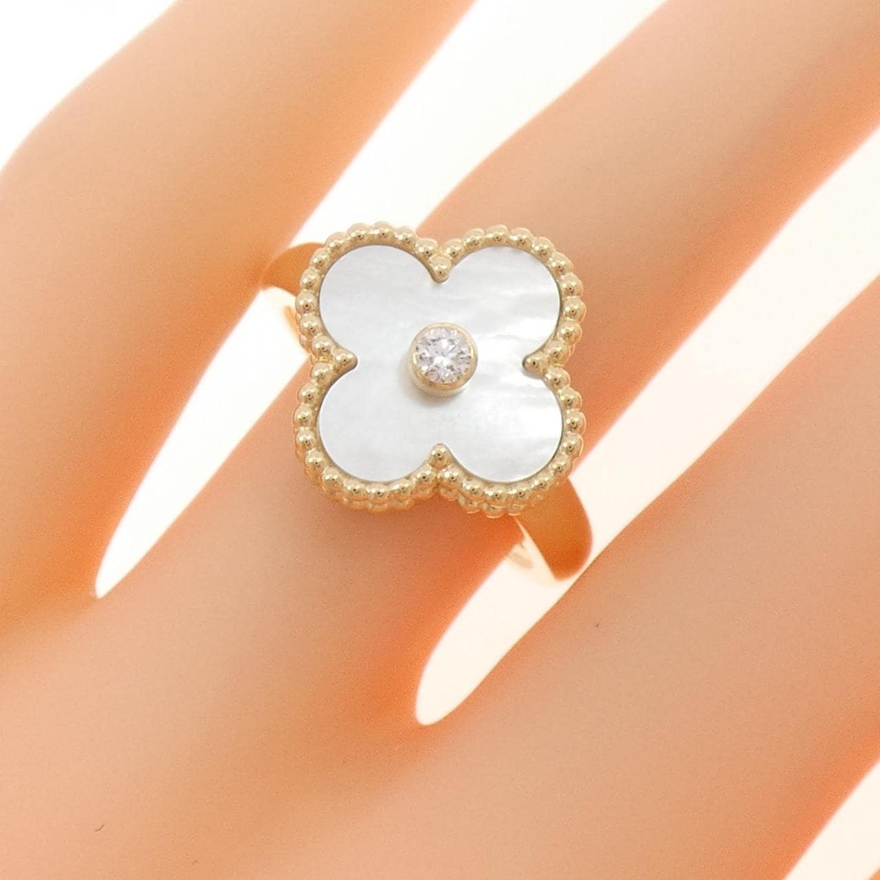 ヴァンクリーフ&アーペル ヴィンテージアルハンブラ リング