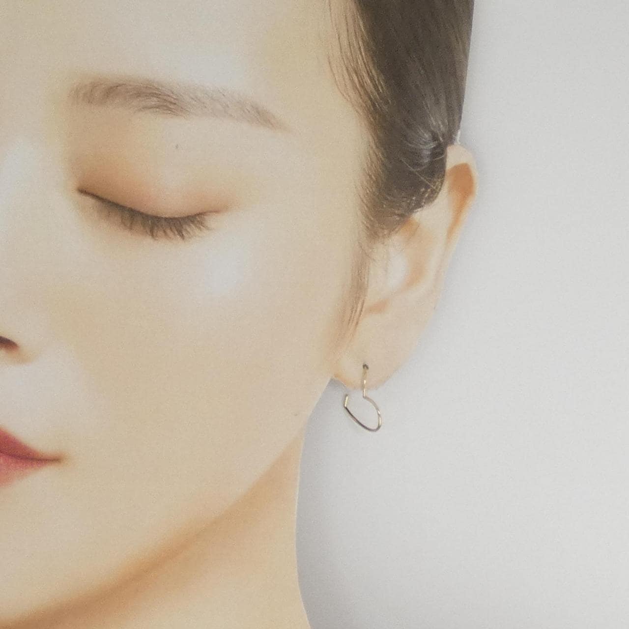 ポンテヴェキオ K10YG ハート ピアス