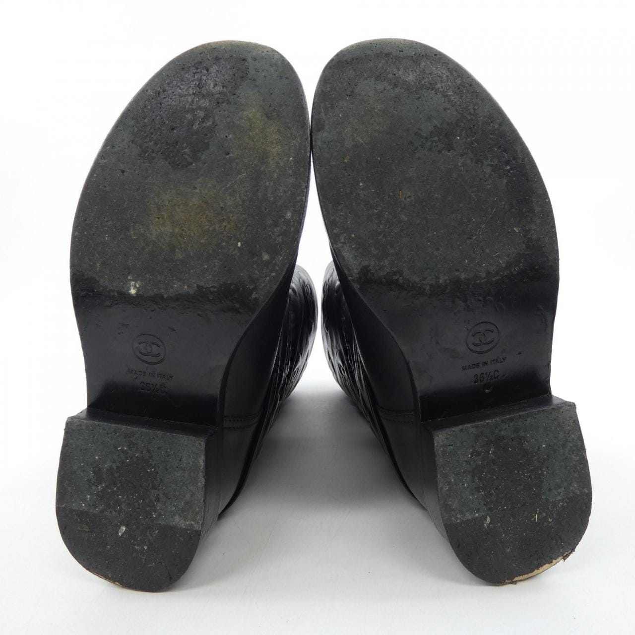 シャネル CHANEL ハイブーツ G32098X47970 ロングブーツ