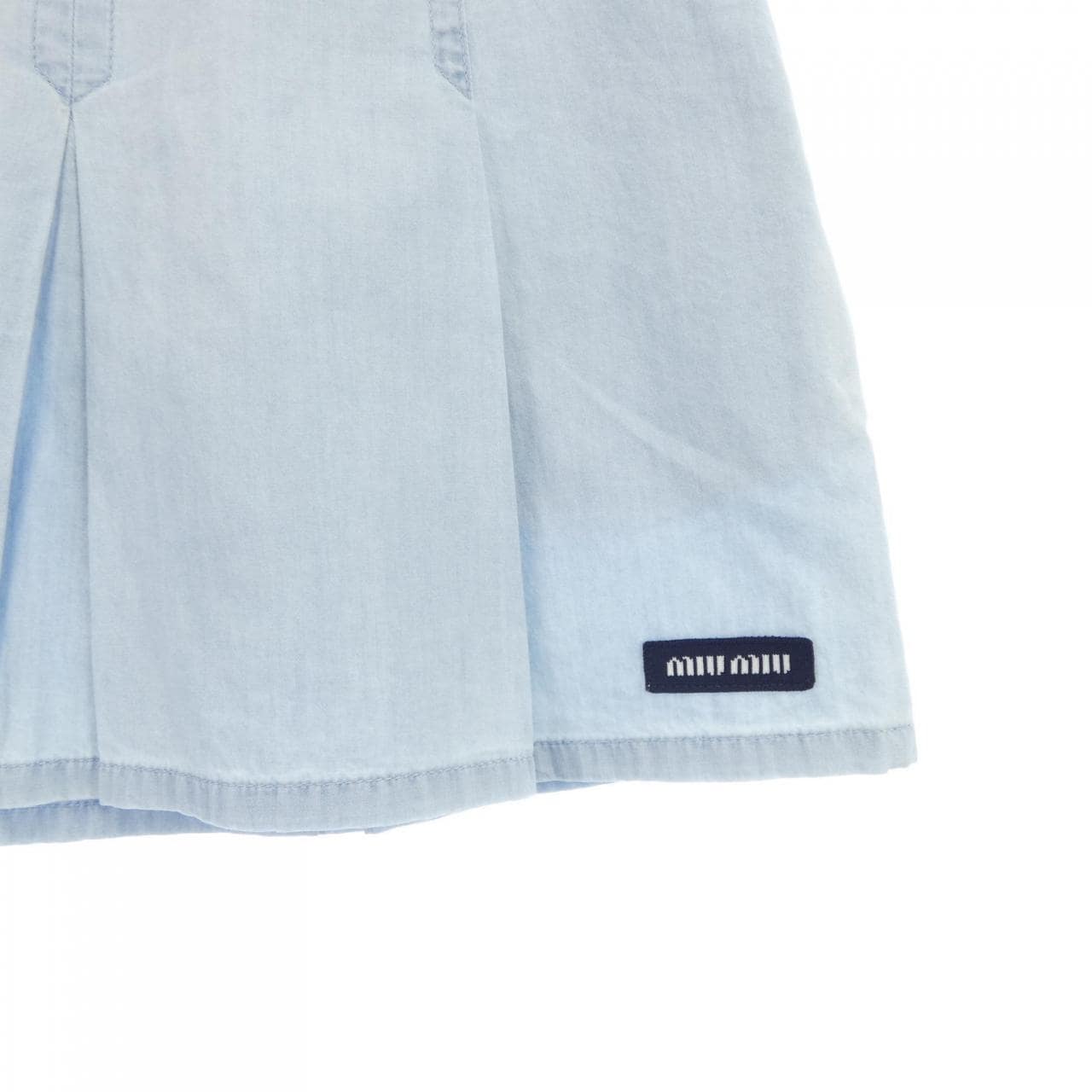 ミュウミュウ MIU MIU MIU MIU ロゴラベル GWD328 S000 14UT スカート