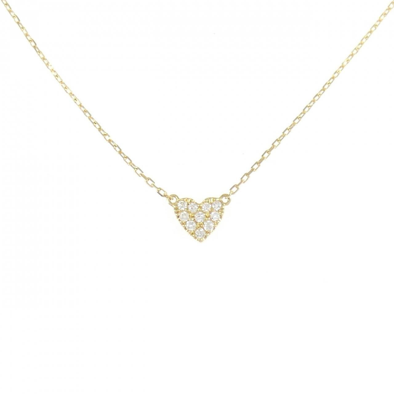 アーカー ハートパヴェ ネックレス 0.05CT