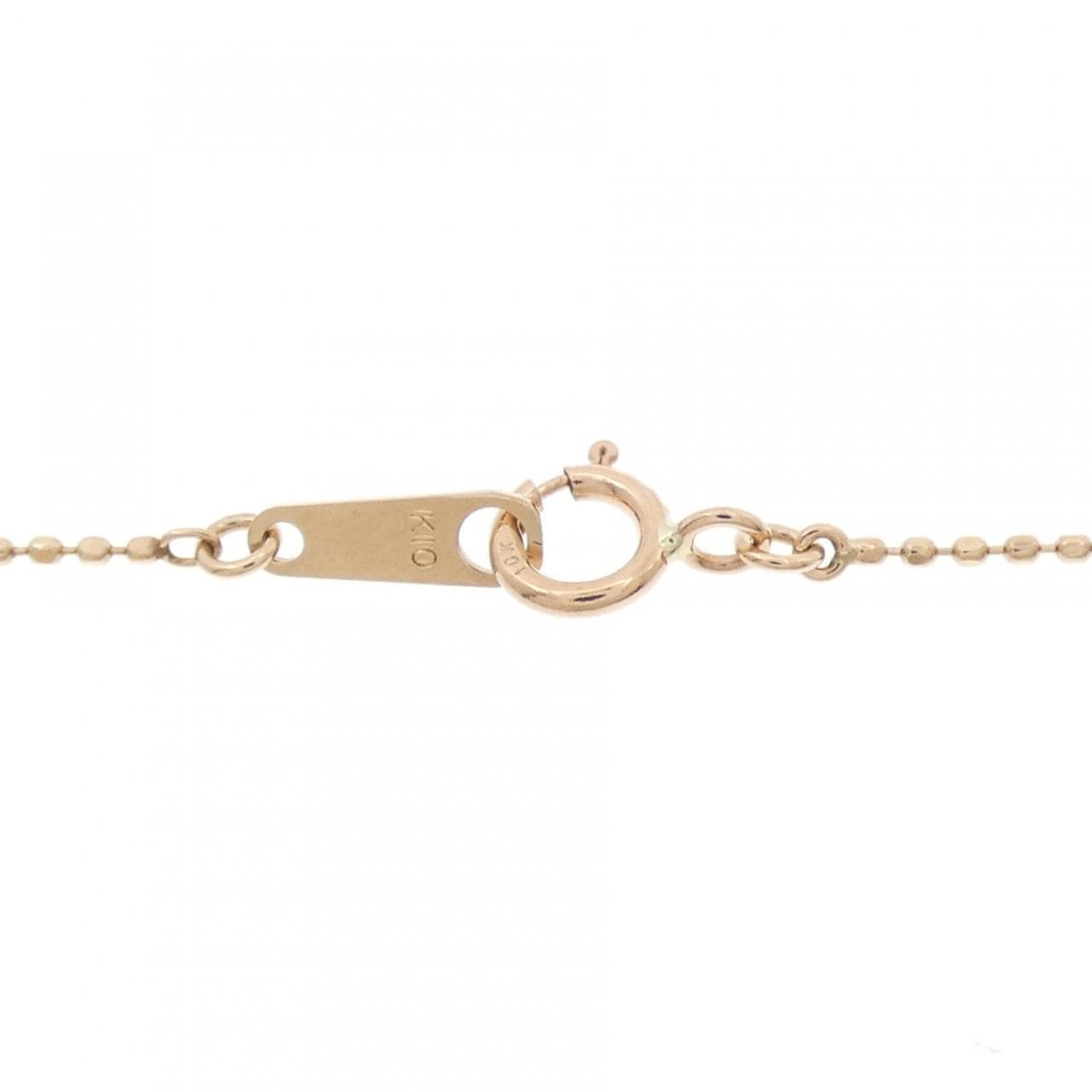 K10PG ダイヤモンド ネックレス 0.10CT