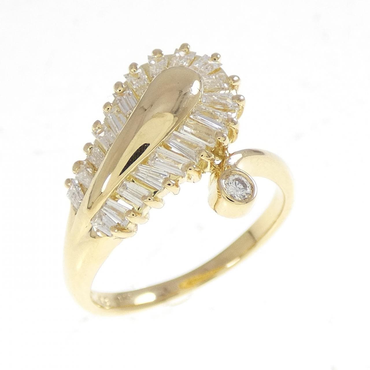 K18YG ダイヤモンド リング 0.48CT