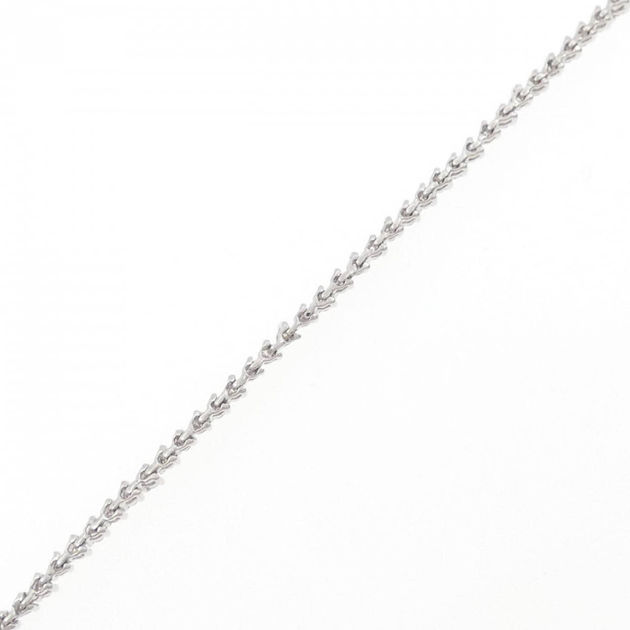 K18WG ダイヤモンド ブレスレット 1.00CT