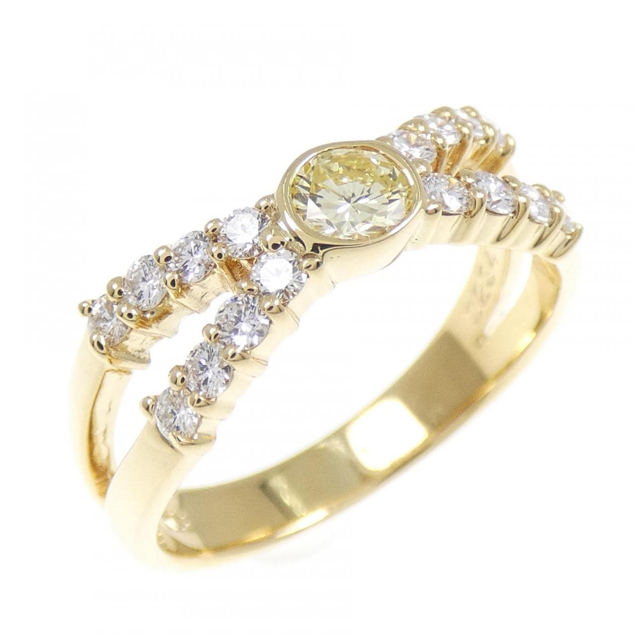 K18YG ダイヤモンド リング 0.234CT