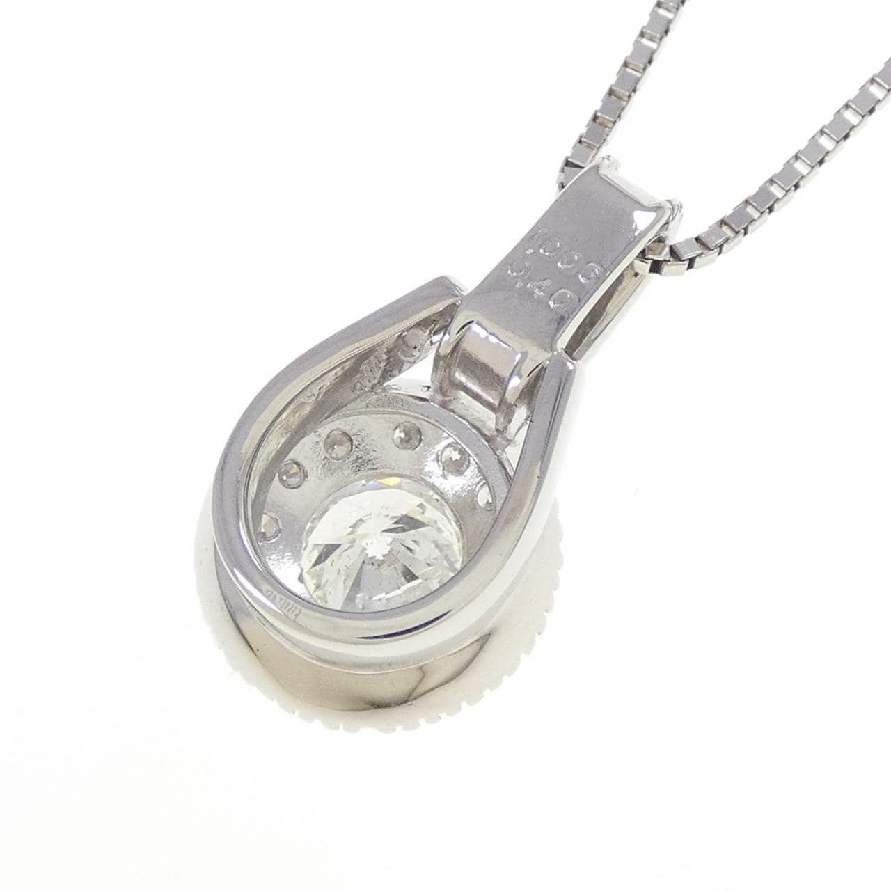 PT900/PT850 ダイヤモンド ネックレス 1.006CT G I1 Good