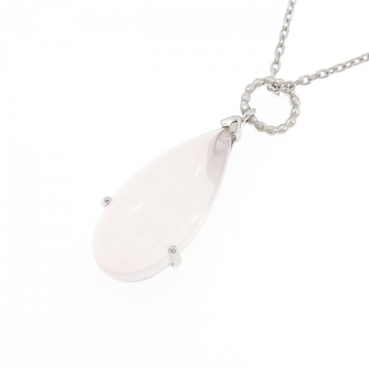 ジーエスティービー ローズクオーツ ネックレス 5.00CT