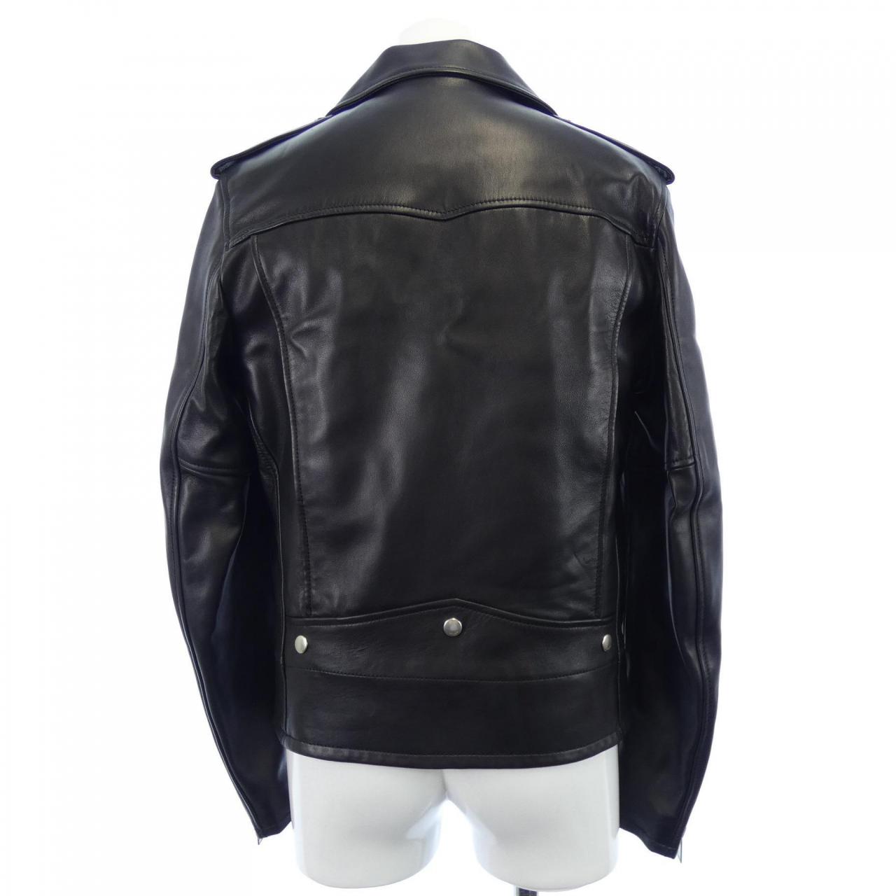 サンローラン SAINT LAURENT L01O　クラシックモーターサイクルジャケット 484284 Y5YA2 レザーライダースジャケット