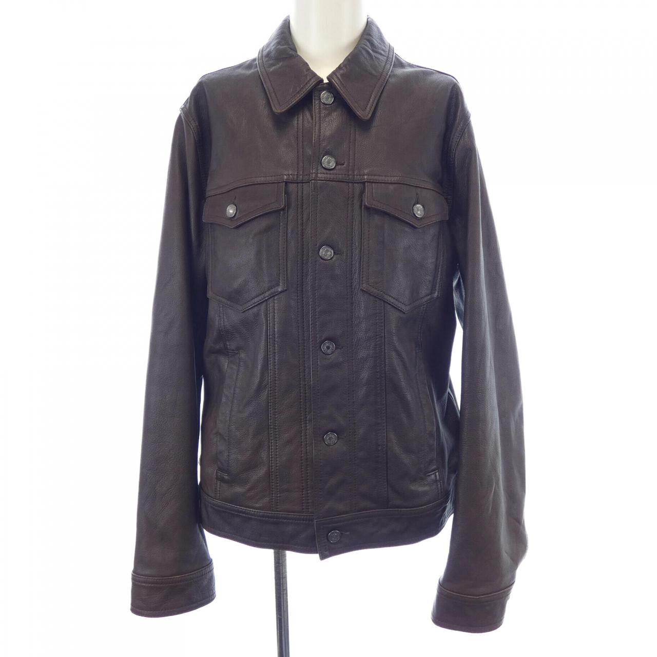 ドルチェアンドガッバーナ DOLCE&GABBANA G9F62L/FULOY レザージャケット