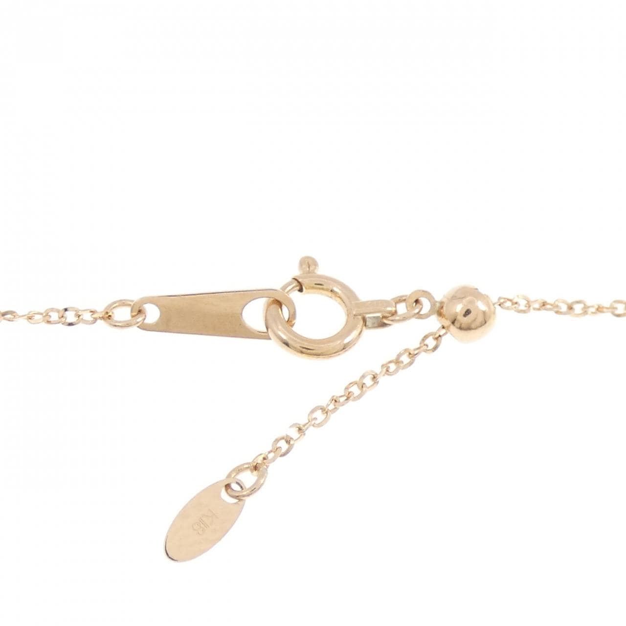 K18PG ソリティア ダイヤモンド ネックレス 0.323CT