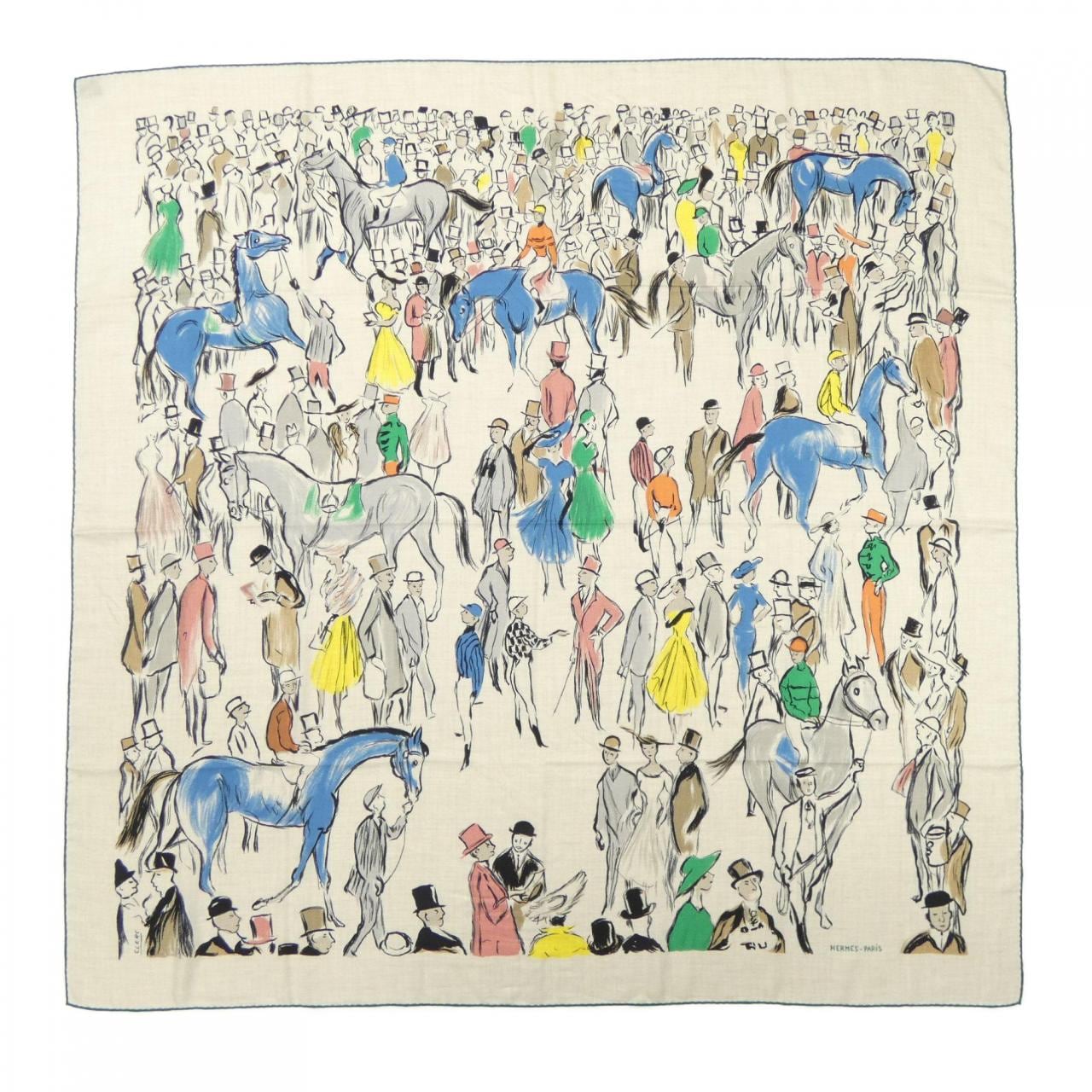 エルメス HERMES パドック PADDOCK H241228S カレジェアン140 ショール