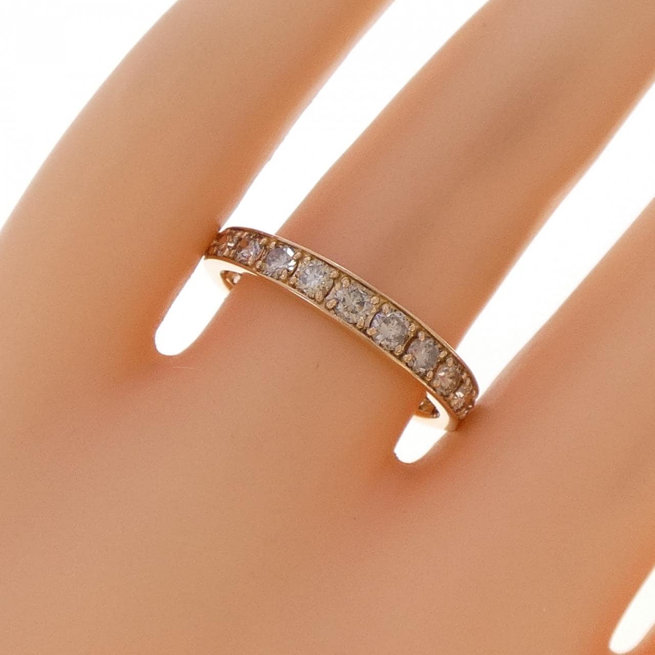 K18PG ダイヤモンド リング 1.00CT