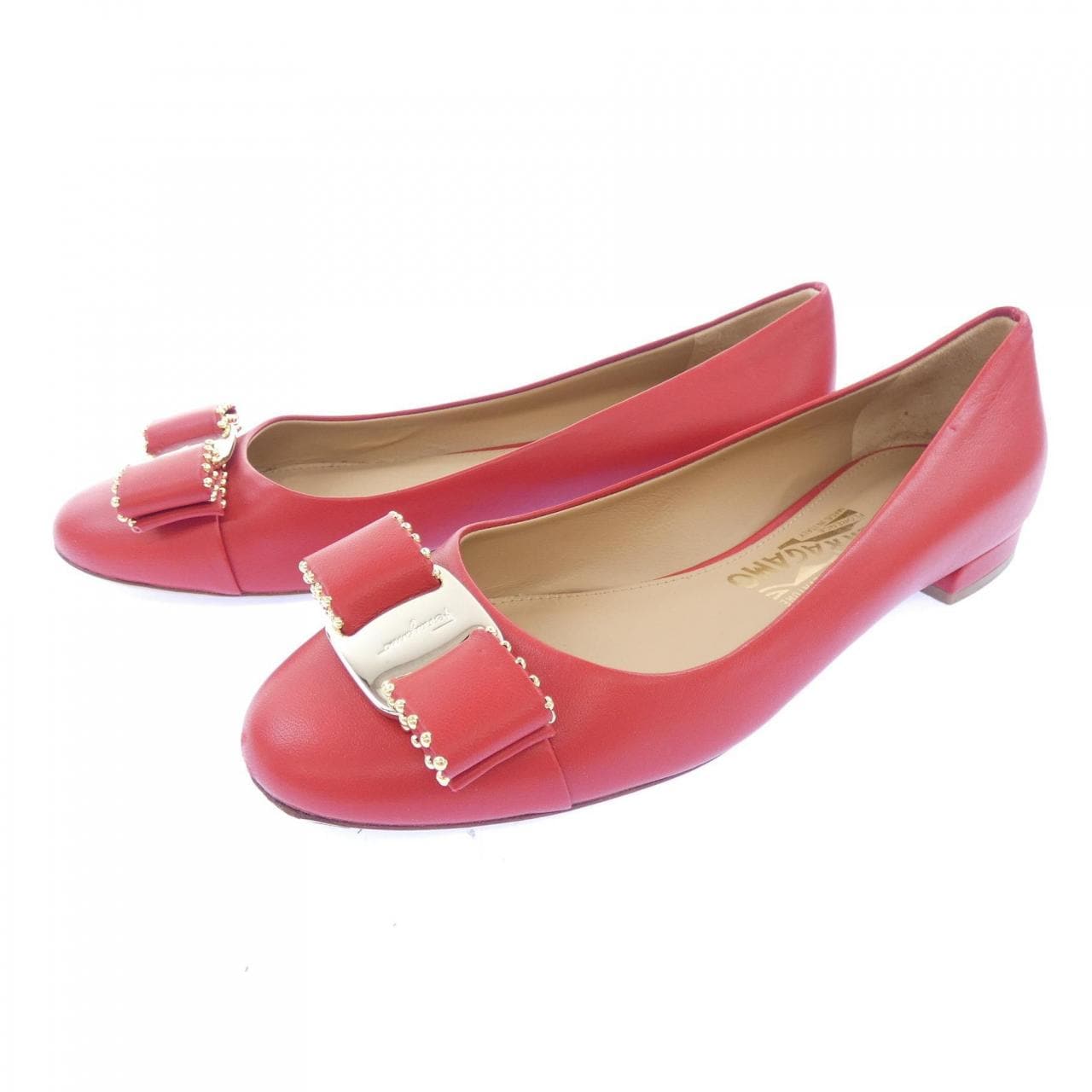 サルヴァトーレフェラガモ SALVATORE FERRAGAMO フラットシューズ