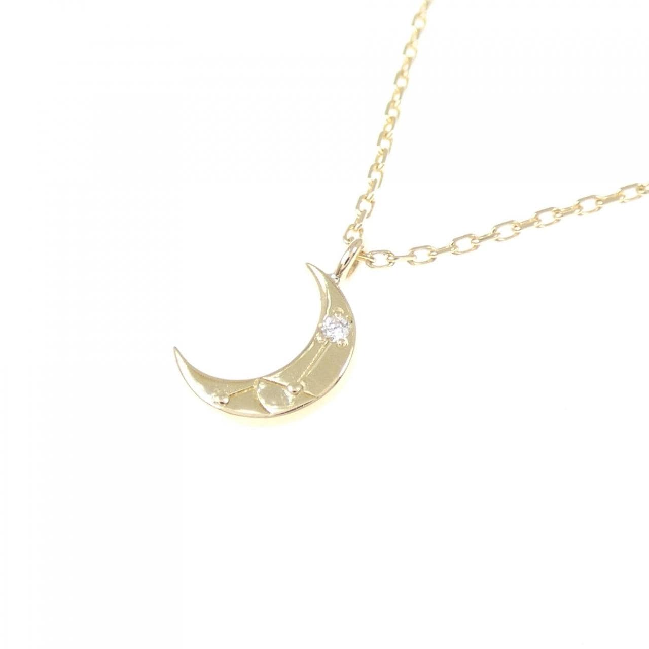 レ デッサン ドゥ デゥー ムーン ダイヤモンド ネックレス 0.005CT