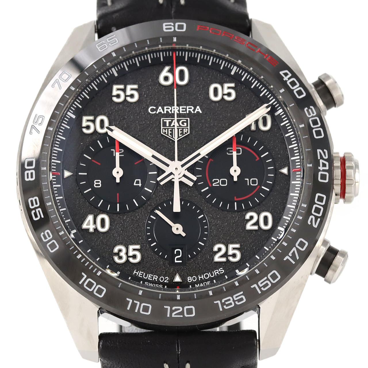 タグ･ホイヤー カレラキャリバーホイヤー02クロノグラフポルシェ LTD CBN2A1F.FC6492 SS 自動巻