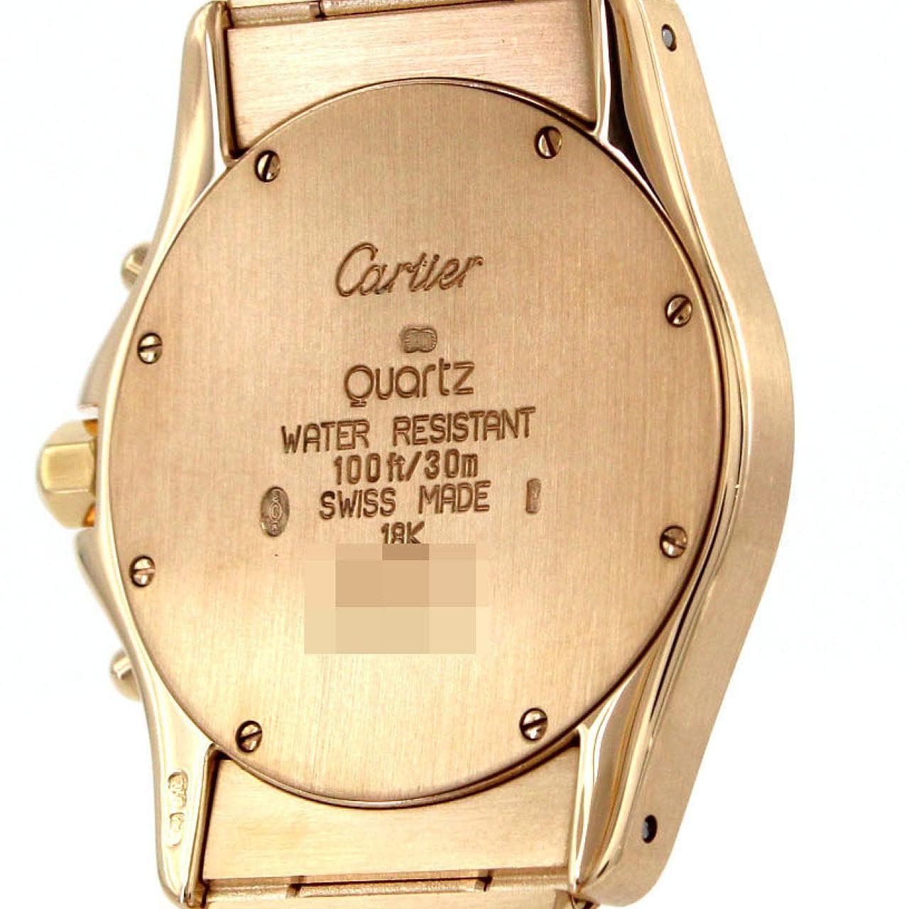 カルティエ サントスロンド MM クロノリフレックス YG W15078G1 YG クォーツ