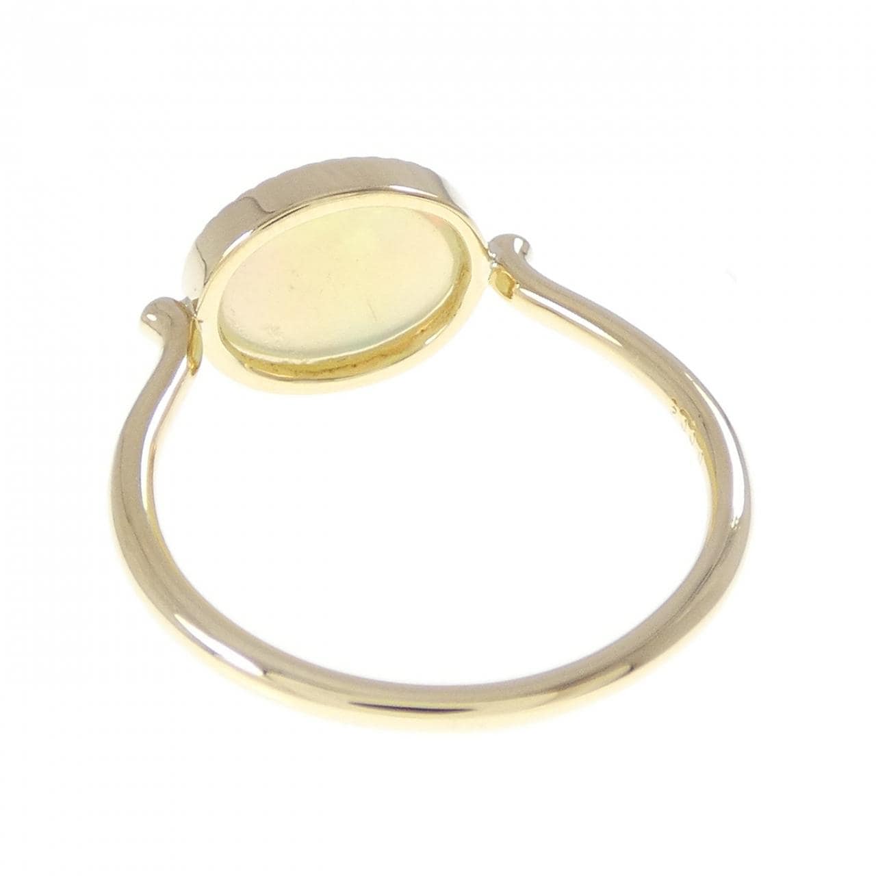 K18YG オパール リング