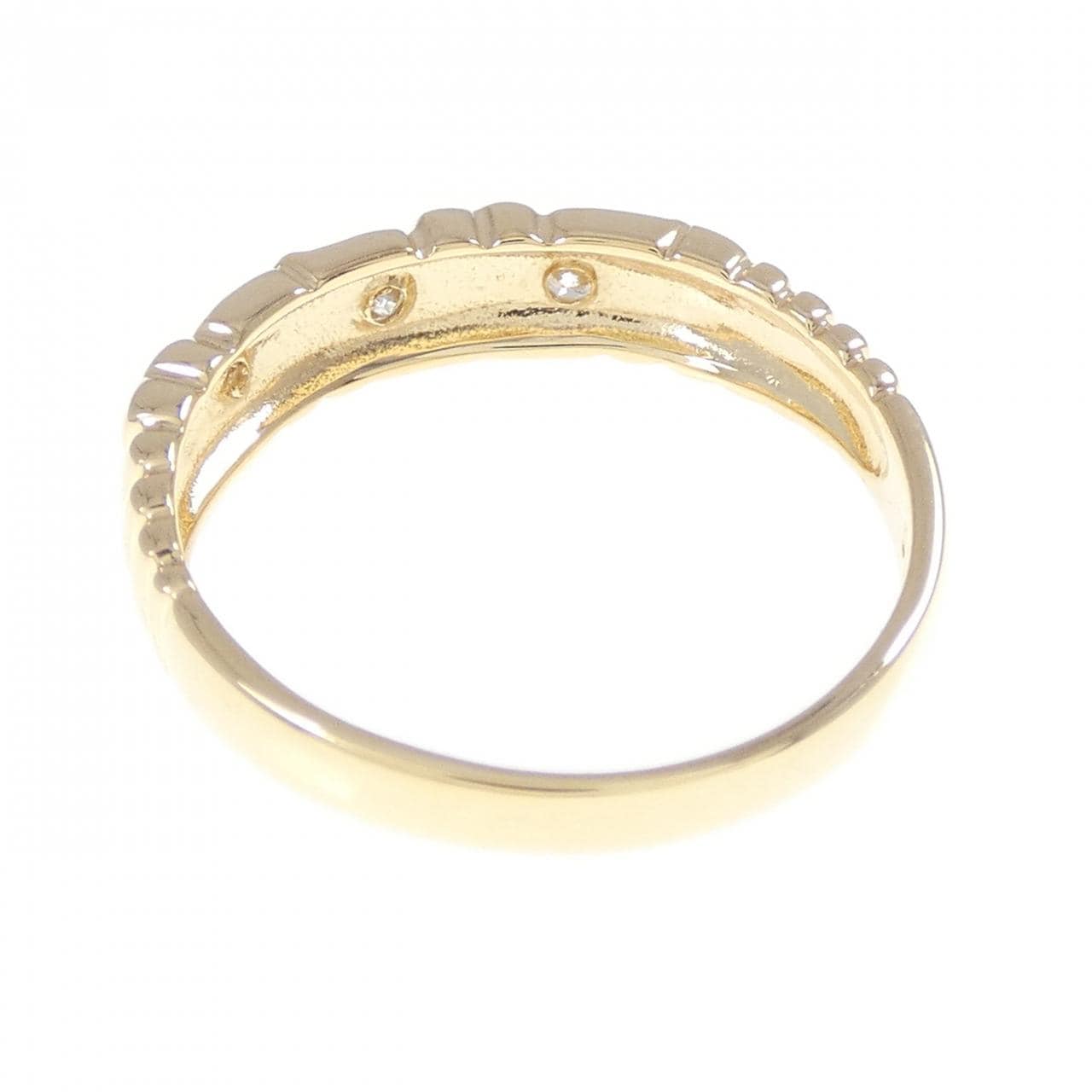 K18YG ハート ダイヤモンド リング 0.08CT