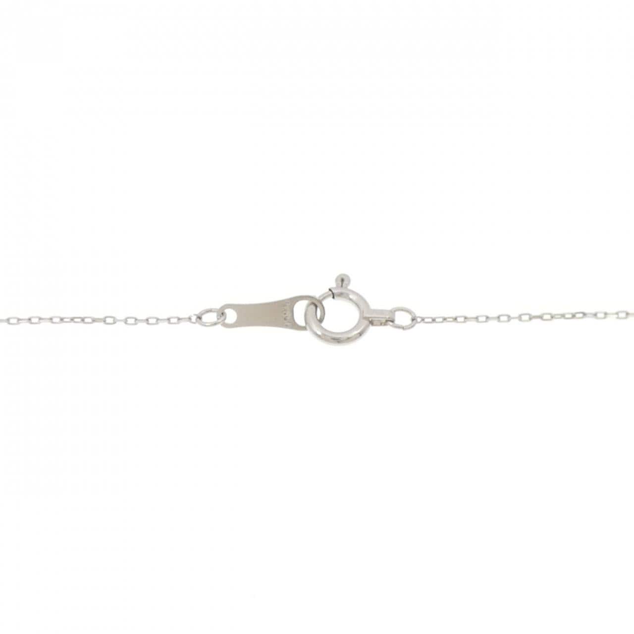 PT900/PT850 Flower Diamond Necklace 0.10CT