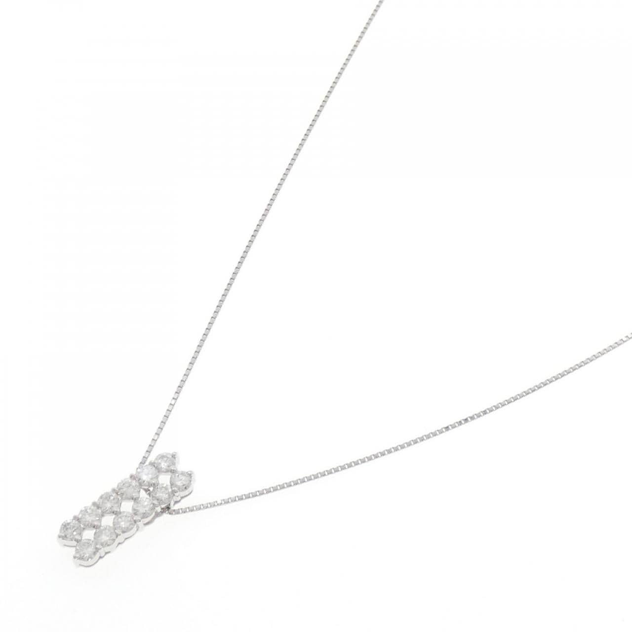 PT900/PT850 ダイヤモンド ネックレス 1.03CT