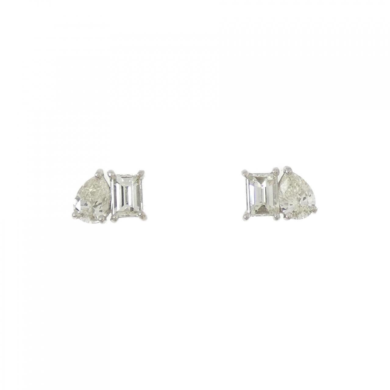 【新品】PT900 ダイヤモンド ピアス 0.66CT
