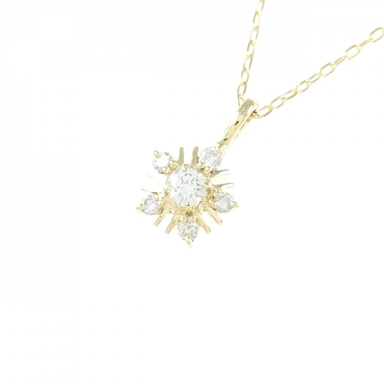 K18YG ダイヤモンド ネックレス 0.2CT