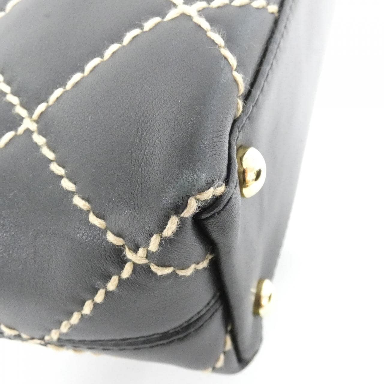 【ヴィンテージ】シャネル ワイルドステッチ ライン 18126 バッグ