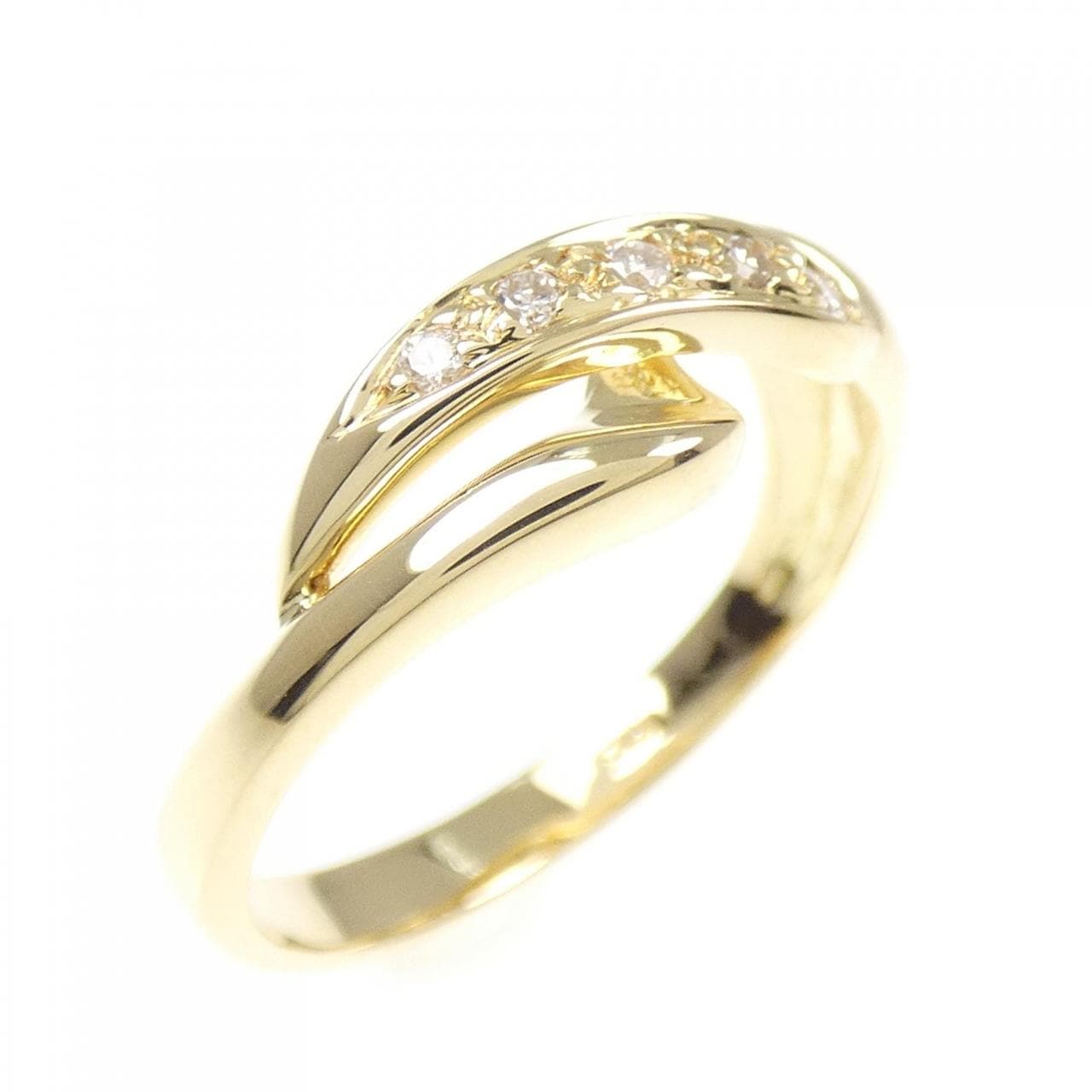 K18YG ダイヤモンド リング 0.05CT