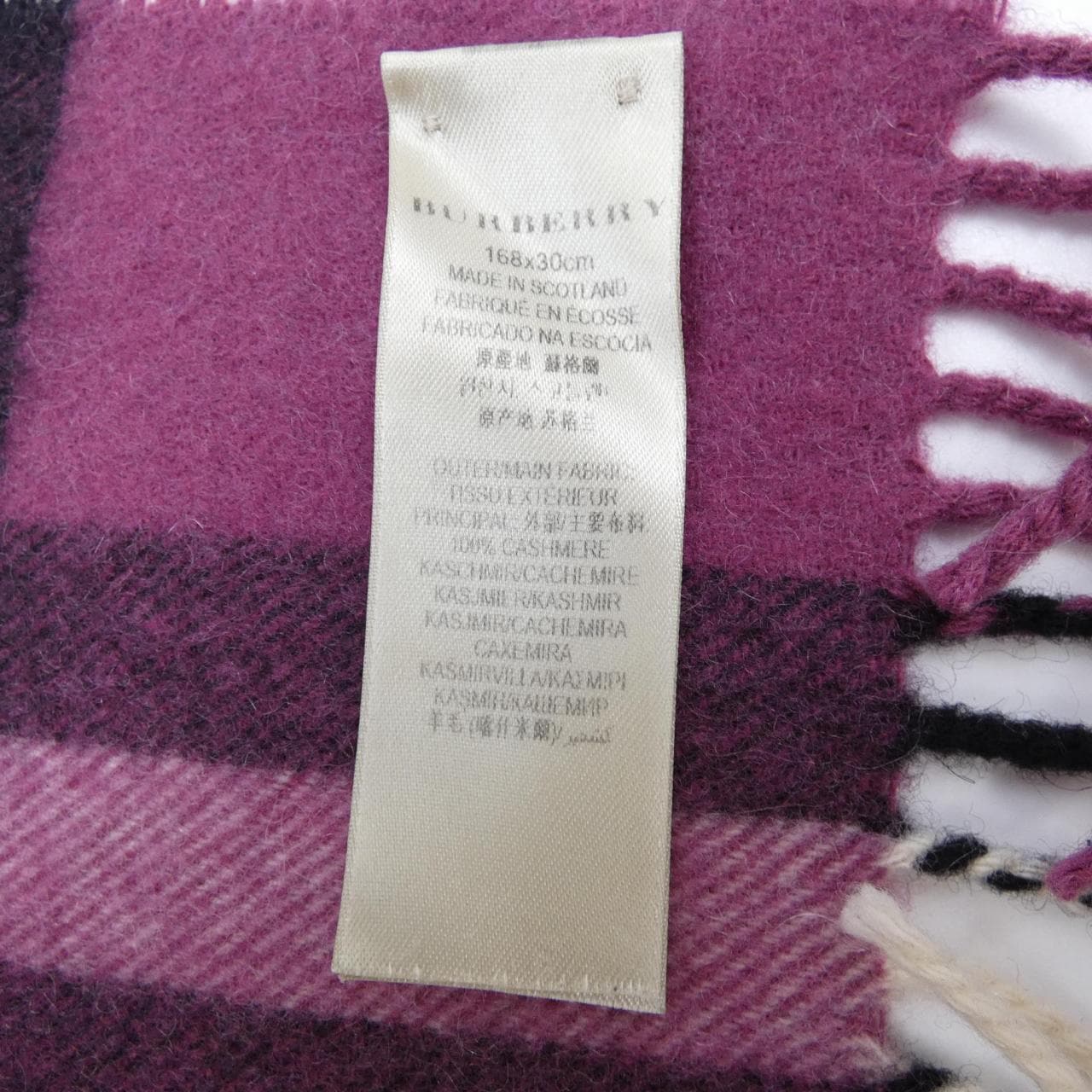 バーバリー BURBERRY MUFFLER