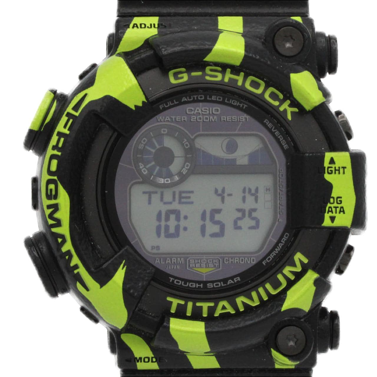 カシオ G-SHOCK フロッグマン GW-8200TPF-1JR ラバー ソーラークォーツ
