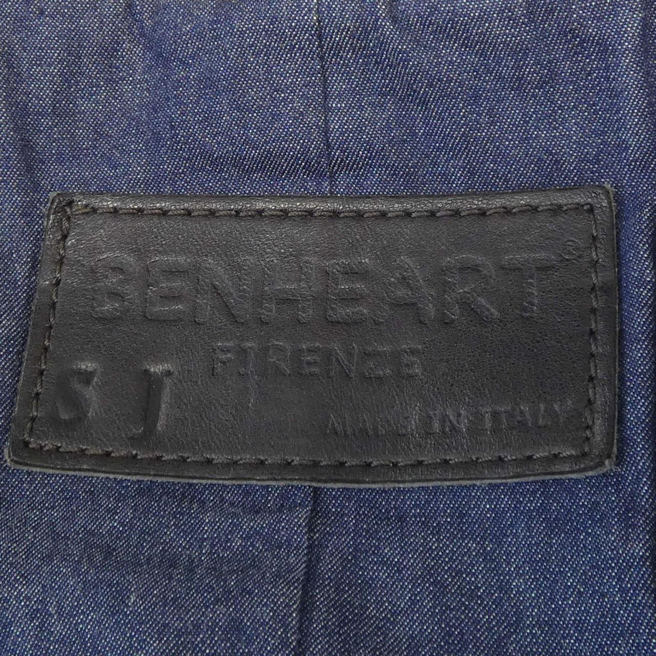 BENHEART レザーライダースジャケット